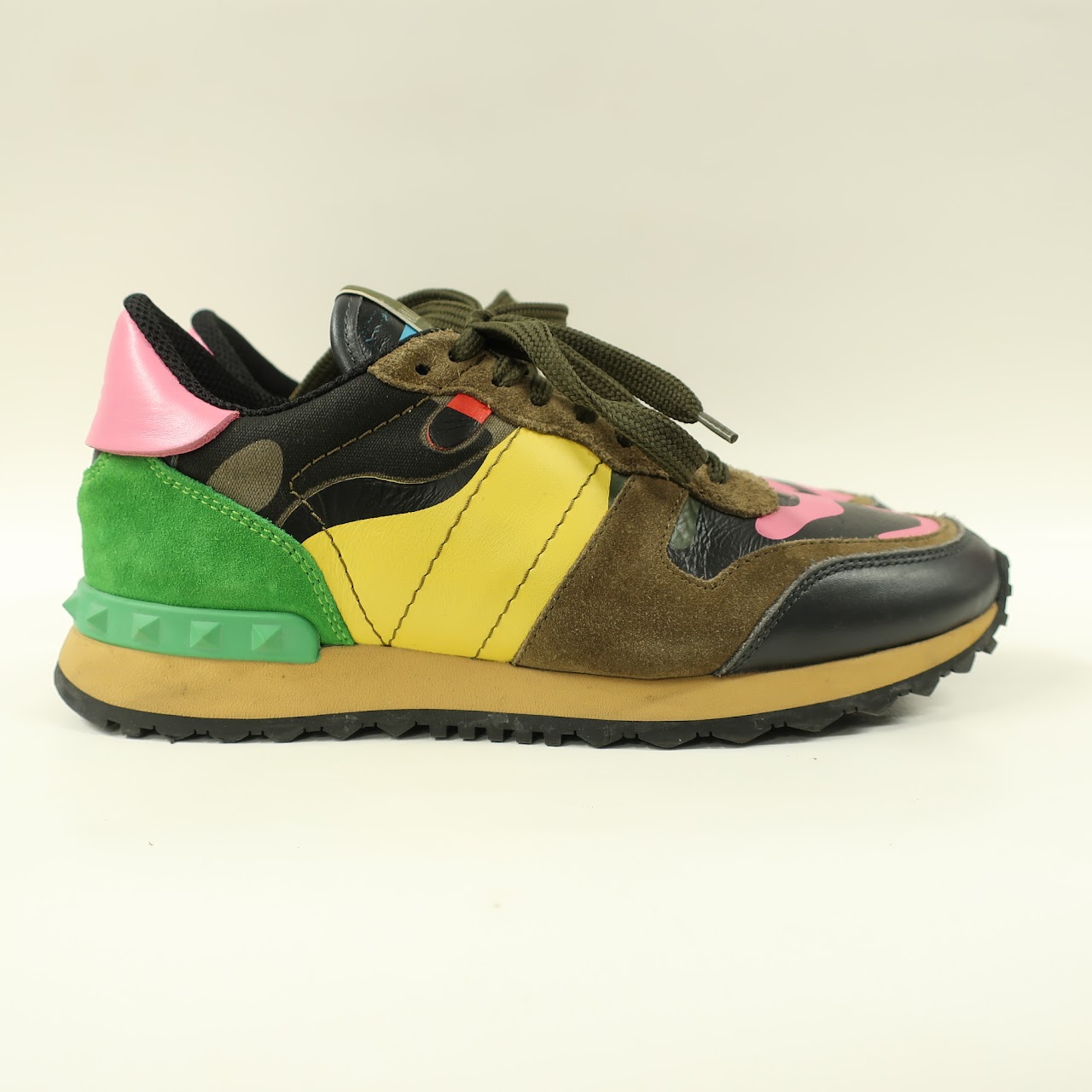 Valentino Rockrunner Camouflage Sneakers