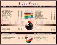 Cake Vibes menu 1
