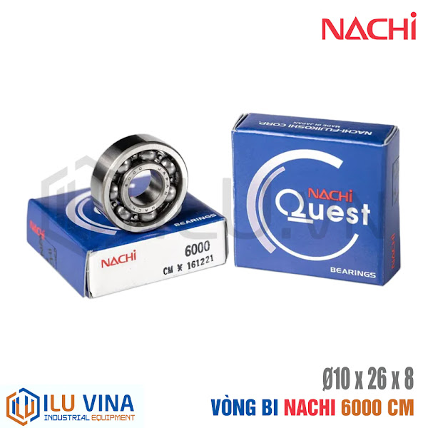 6000-CM - Vòng bi, Bạc đạn, Bearing  Nachi 6000-CM