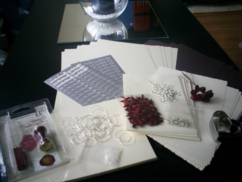 Subject: Re: Ivory burgundy craft bits for sale