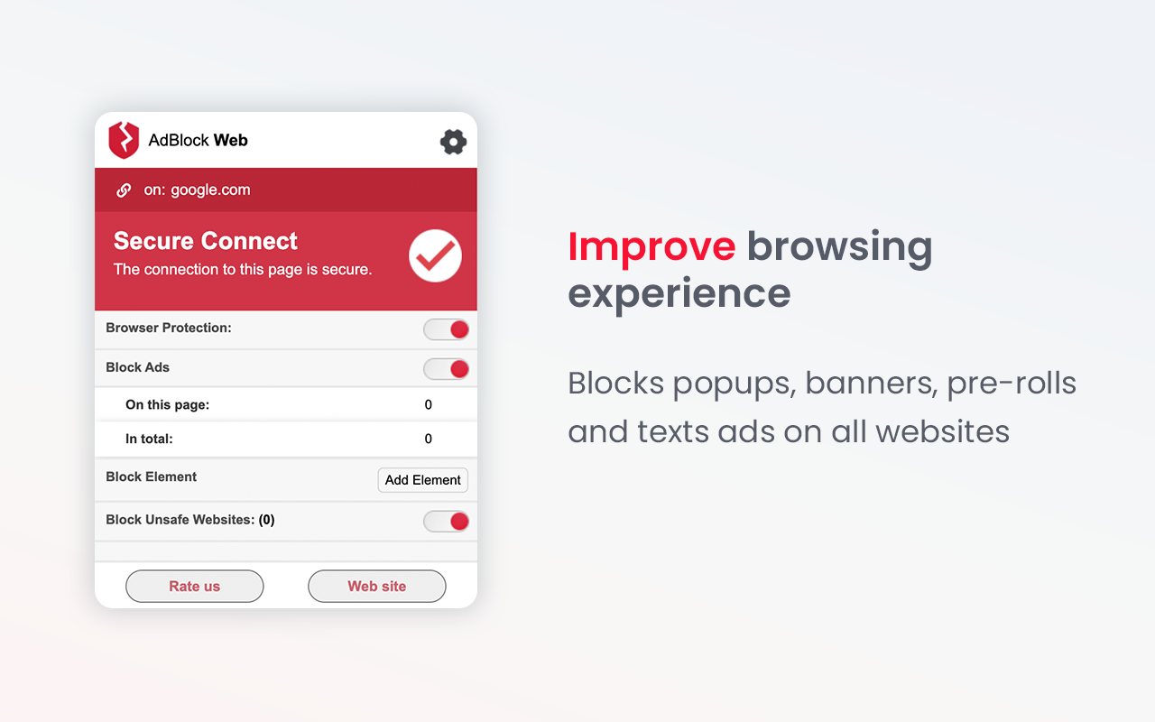 Adblock Web - Adblocker for Chrome Preview image 4