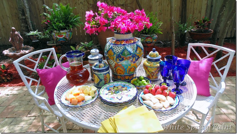 Garden Party 2016 Serving Table