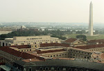 Photo of the Washington Monument from the Old Post Office Pavillion, Washington, DC.