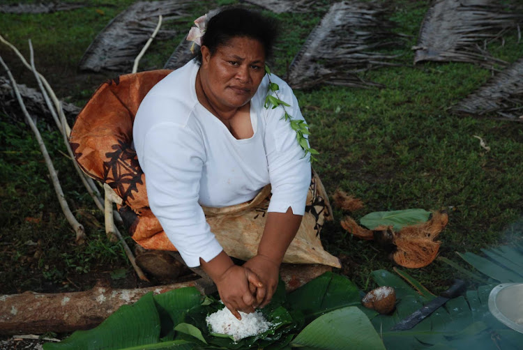 Chat up a local resident and try some fresh coconut, freshly scraped from the shell.