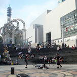 street performers in yokohama in Yokohama, Japan 