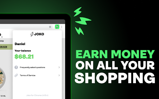 Joko: Cash back & automatic coupons