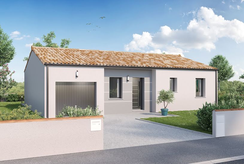  Vente Terrain + Maison - Terrain : 519m² - Maison : 82m² à La Garnache (85710) 