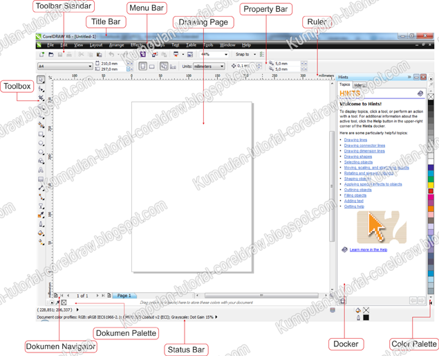 Mengenal Coreldraw Dasar Bagian 1 Kumpulan Tutorial Coreldraw