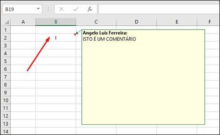 Como inserir imagens nos comentários do Excel - Visual Dicas