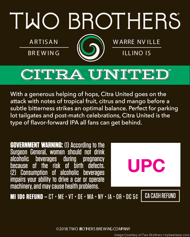 Two Brothers Adding Citra United IPA