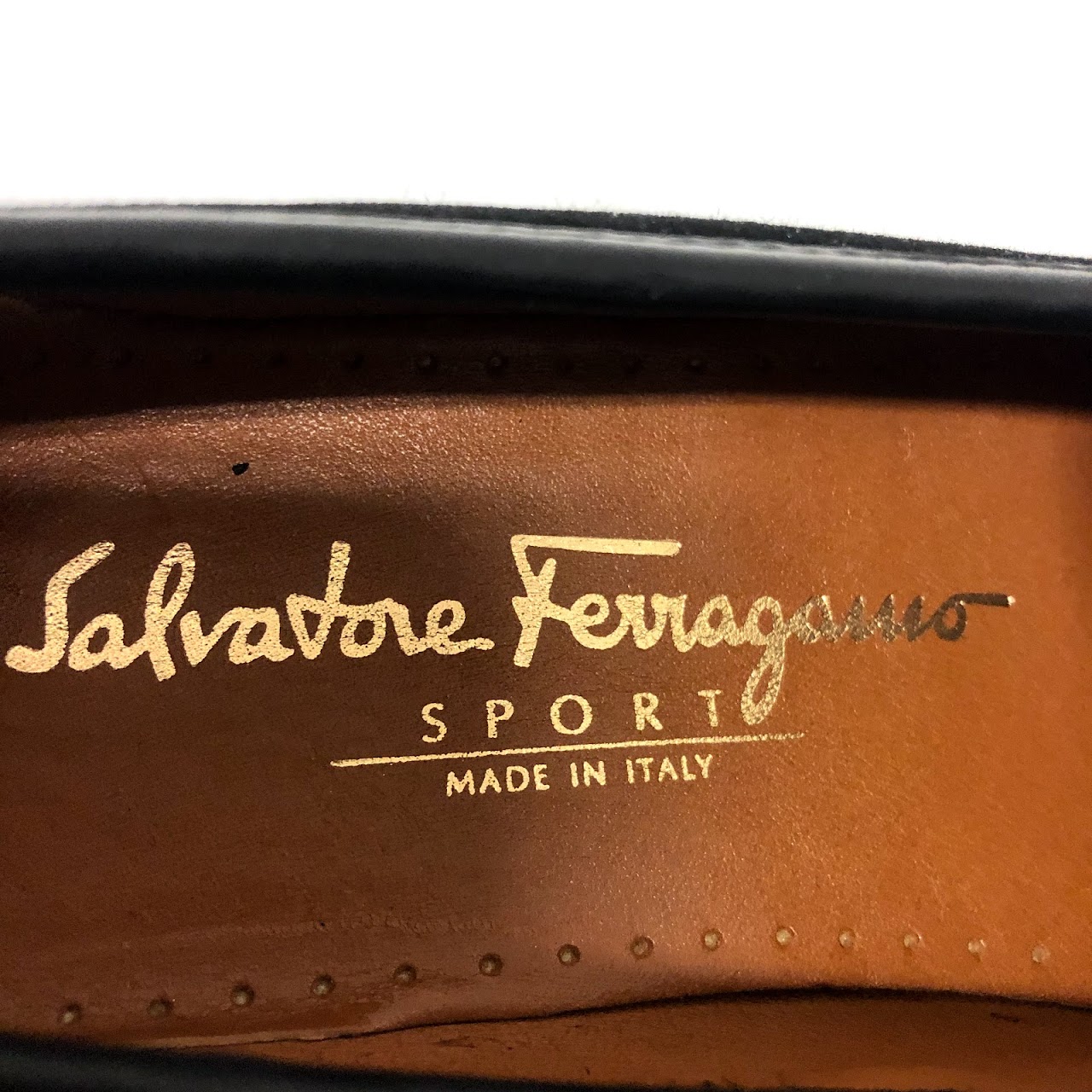 Salvatore Ferragamo Sport NEW  Suede Loafers