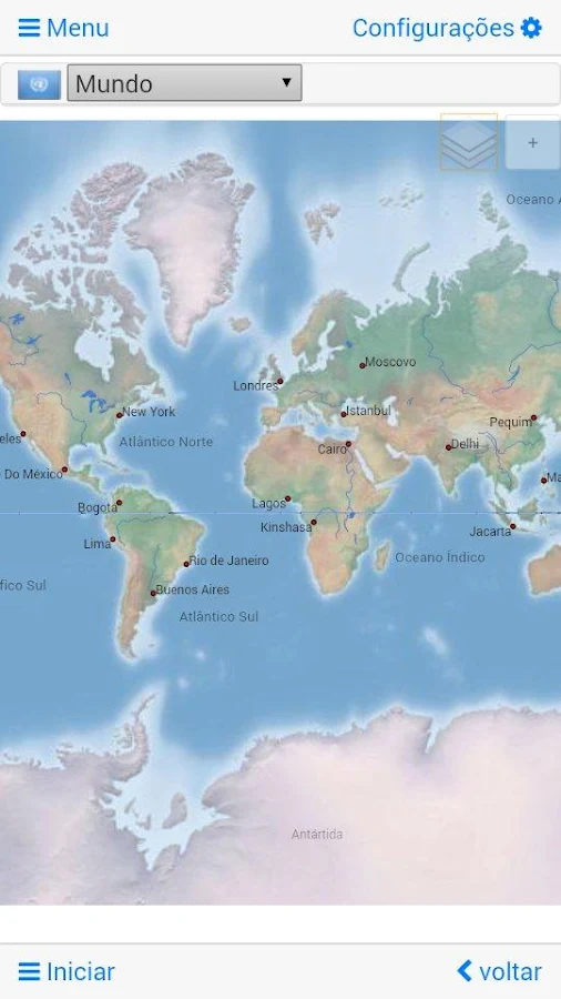   Atlas mundial MxGeo Pro: captura de tela 