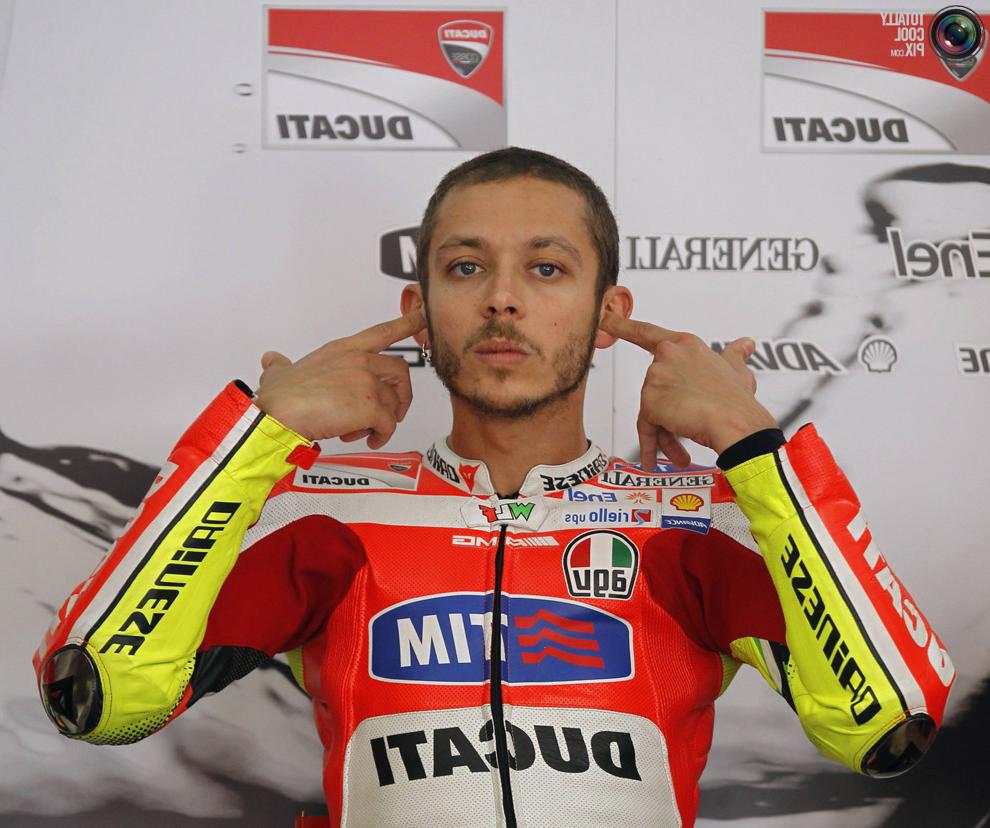 Ducati MotoGP rider Valentino