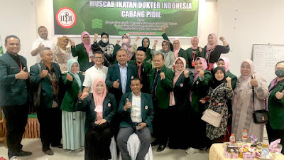 dr Arika Pimpin Kembali IDI Kabupaten Pidie Periode 2022 s/d 2025