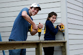 Jason & Elisa...they finished this deck!