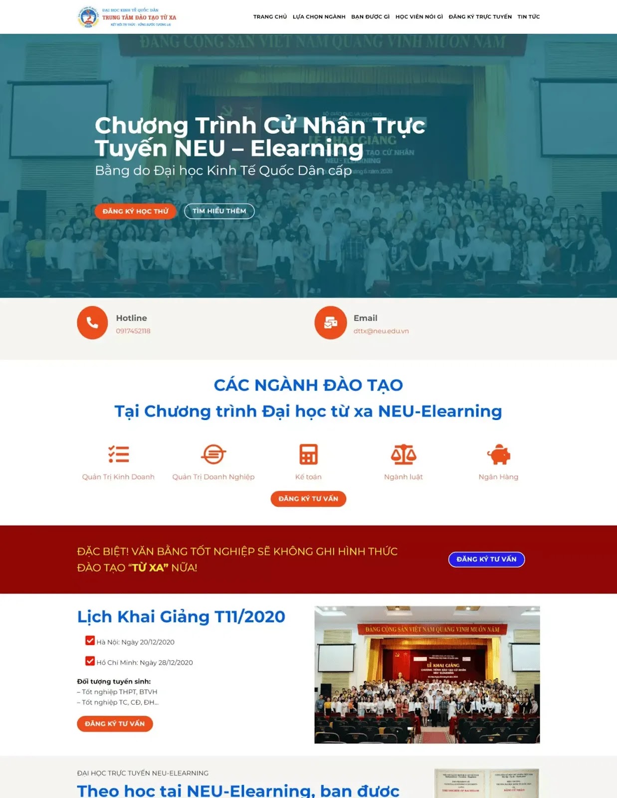 Thiết kế website trung tâm đào tạo (VSM479) Thiết kế website trung tâm đào tạo (VSM479)