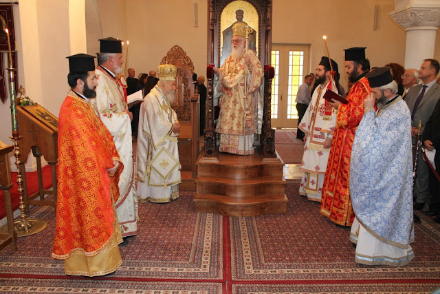 Archbishop Anastasios visits Berat on the Day of the Saint Demetrios Fair. (26 October 2012)