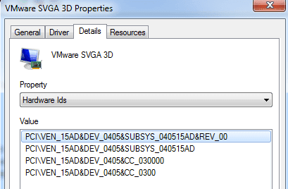 identificadores de hardware