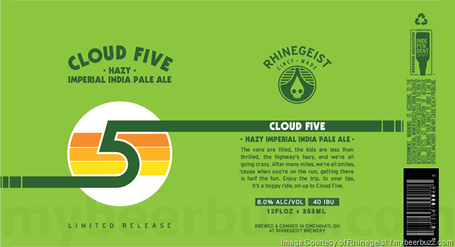 Rhinegeist Adding Cloud Five Cans