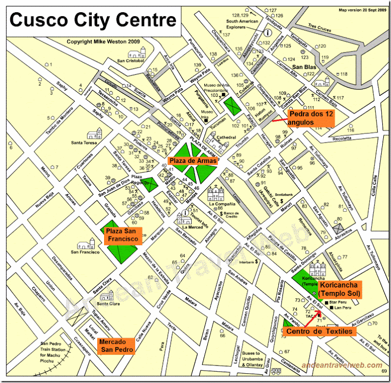 Cusco - Citi Map