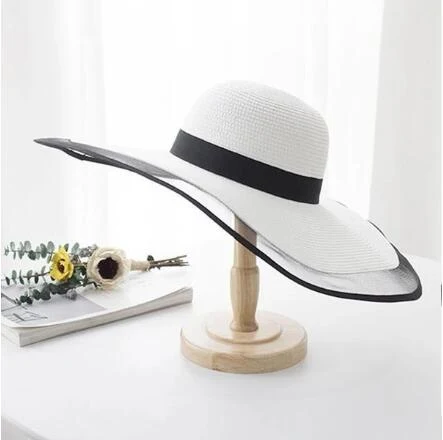 Chapeau Hepburn femme été, parasol, protection solaire élégante et respirante pour journées ensoleillées, plage ou ville, un accessoire mode incontournable