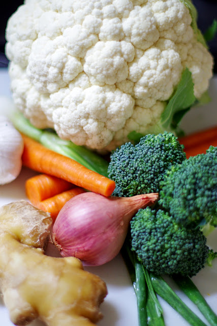 Cauliflower fried rice: Within the Kitchen 