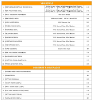 My Bowl menu 2