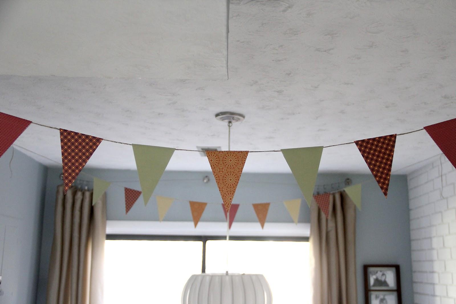 This Homemade Bunting was fun