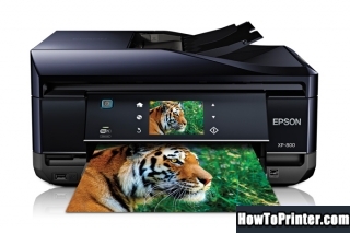 Reset Epson XP-800 printer with Resetter program