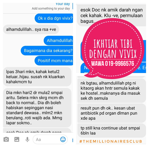 Testimoni Vivix - TIBI Hilang Dalam 2 Minggu ~ VITAMIN WAWA