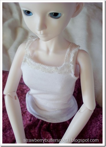 doll lace trimmed tank top