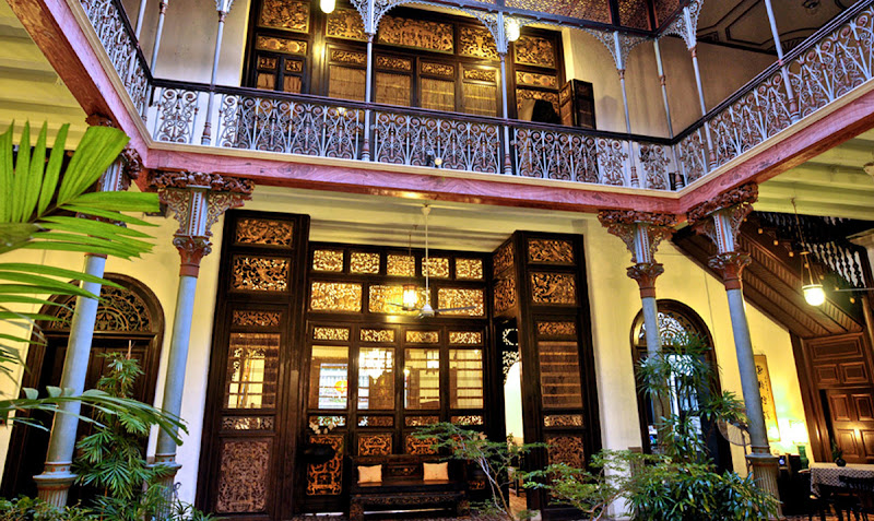 Inside of the Blue Mansion, Penang