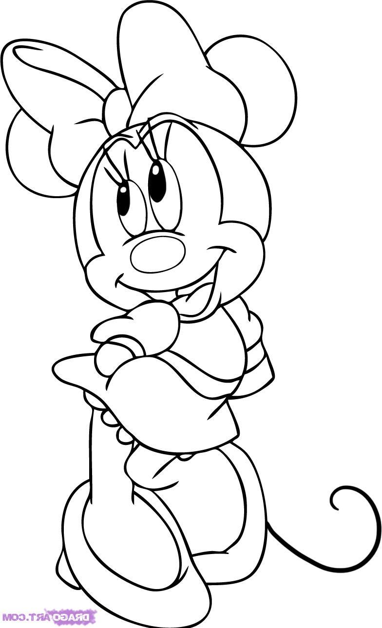 minnie mouse coloring pages