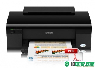 How to reset flashing lights for Epson C110 printer