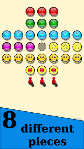 Pegs - Solitaire - Solo Halma Boardgame