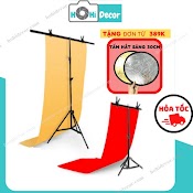 Khung Treo Phông Nền Chữ T, Giá Treo Phông Pvc, Vải, Giấy, Chụp Ảnh Sản Phẩm, Chân Dung, Livestream, Tiktok - Hohi Decor