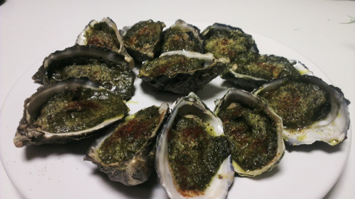 Oysters Florentine Baked