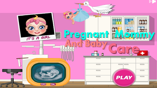 Screenshot girls game - pregnant mommy