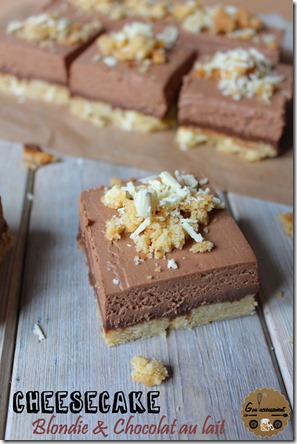 Cheesecake Blondie & Chocolat au Lait 2