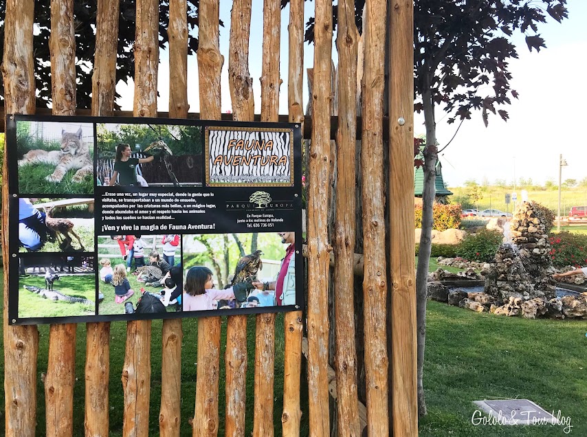 Parque Europa de Madrid con niños