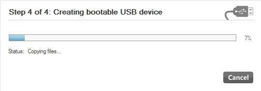 การสร้าง usb ที่สามารถบู๊ตได้