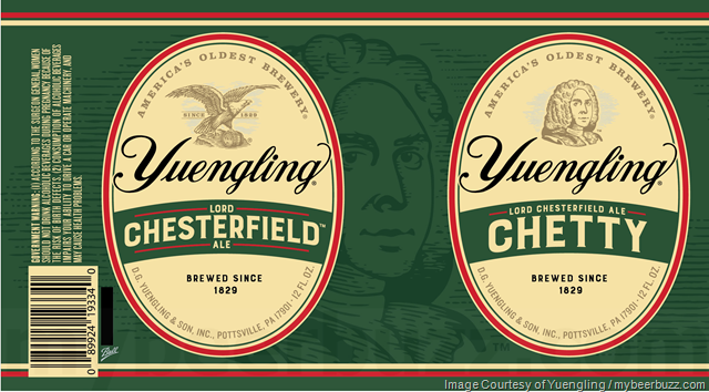 Yuengling Updating Lord Chesterfield Ale 12oz Cans