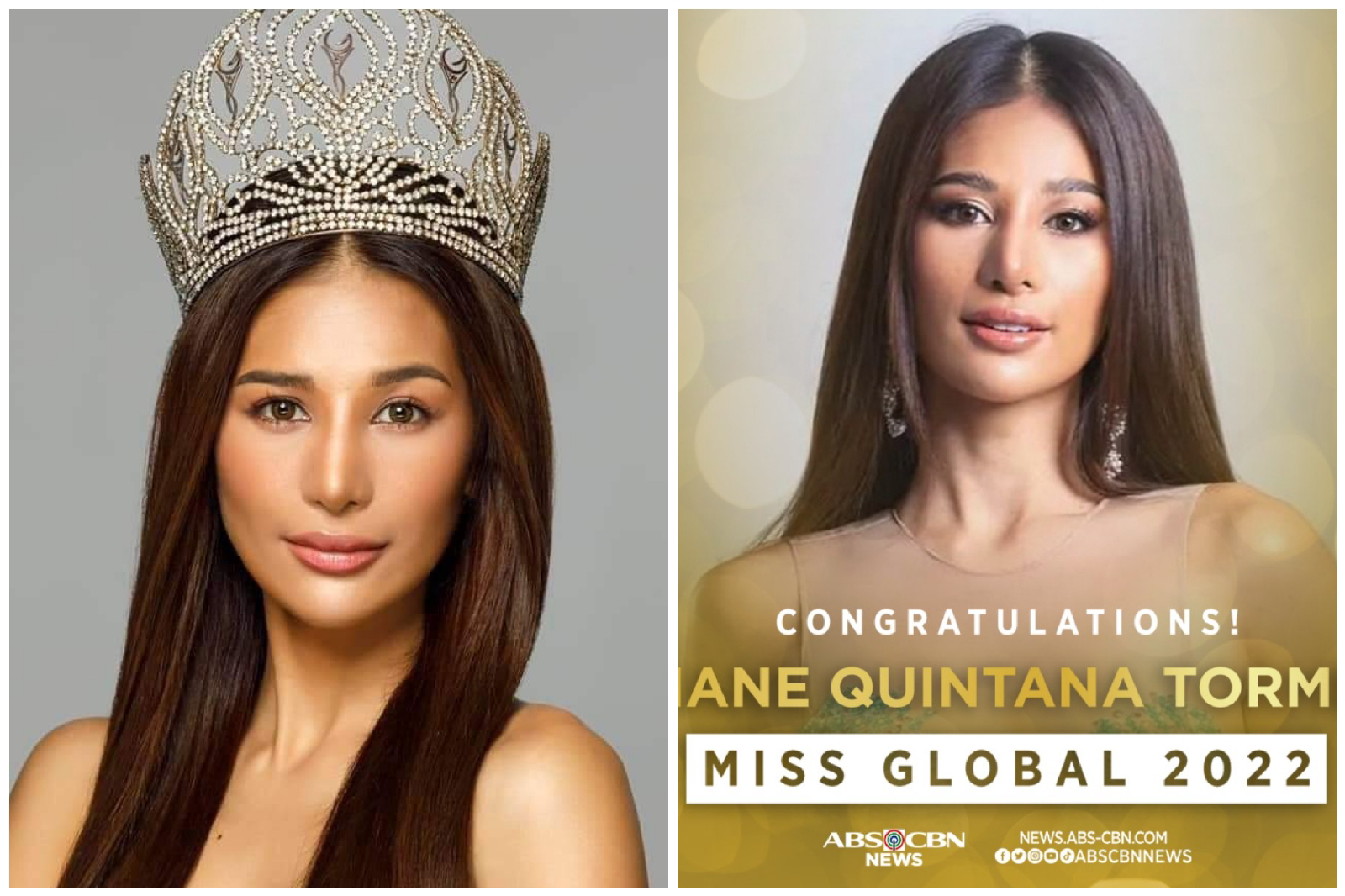 1600px x 1066px - VIDEO: Filipina beauty pageant, Miss Philippines, Shane Tormes Quintana,  wins Miss Global 2022 after giving accurate answers to Angelina Jolie's  quote
