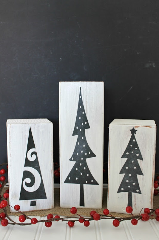 chalkboard christmas tree