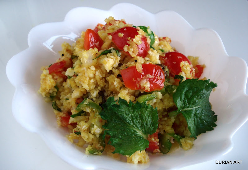 Sanded cauliflower, like a taboulé