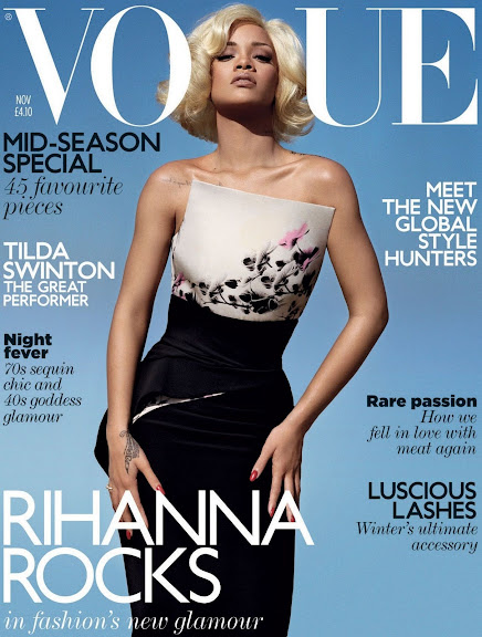 Vogue UK Noviembre 2011 Rihanna