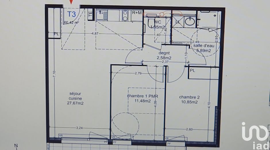 Vente appartement 3 pièces 60 m² à Agde (34300), 299 800 €