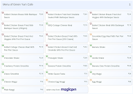 Green Yum Cafe menu 1