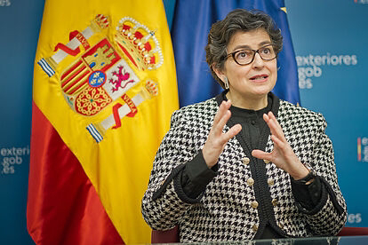González Laya asegura que España está dispuesta a escuchar a Marruecos sobre el Sáhara Occidental pero en el marco de Naciones Unidas..