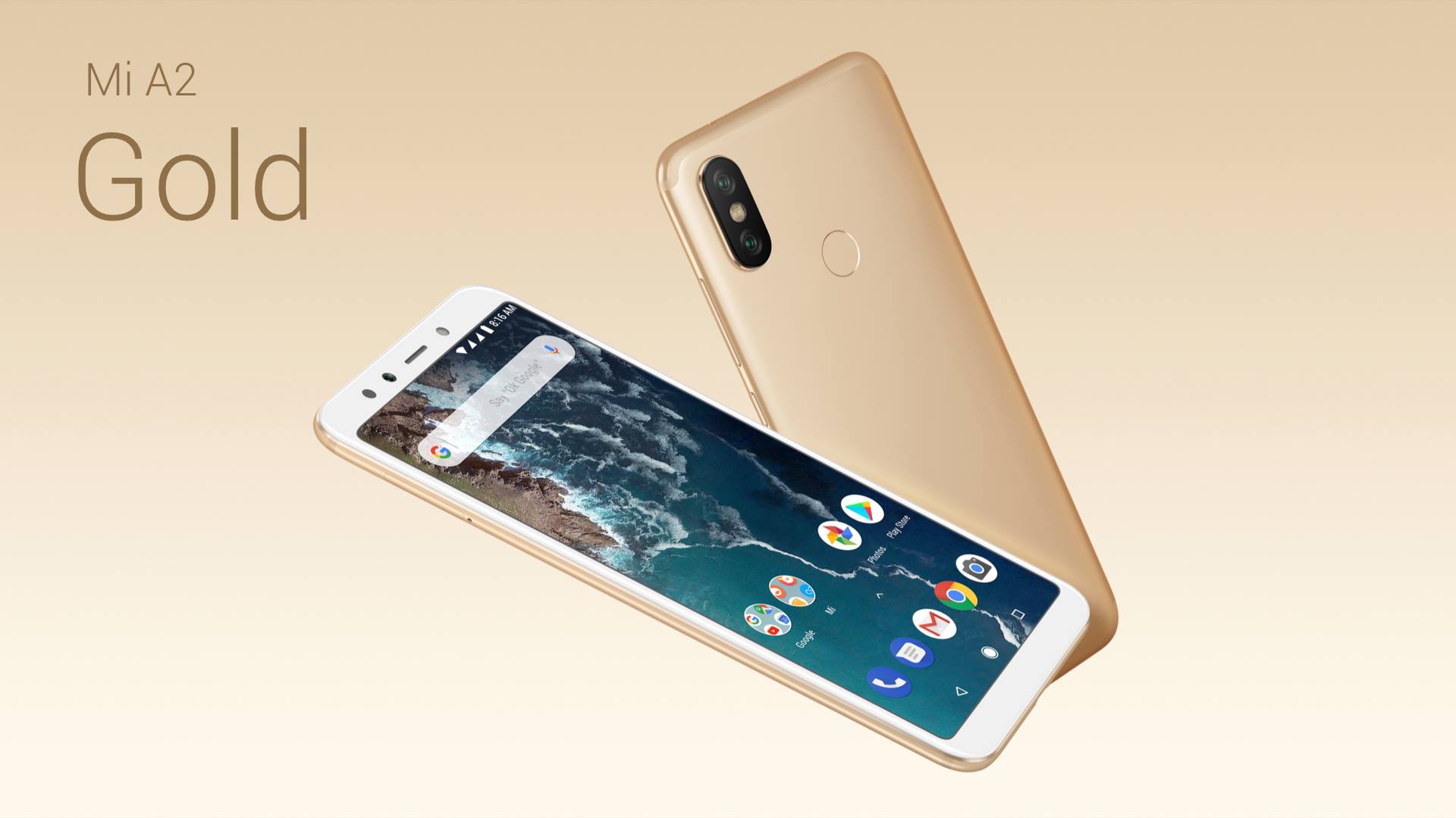 جوال Xiaomi Mi A2 المميز بمواصفات قوية ومشروع يعمل بخدمة جوجل الرائعة